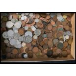 A large collection of vintage coins and coinage dating from the 19th century. Please see images.