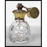 A stunning glass and enamel ladies perfume bottle atomiser, stunning red enamel detail with