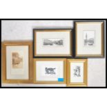 Robert Coatsworth - framed and glazed Robert Coatsworth wood block print / engraving 20 / 20