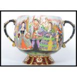 A Wiltshaw & Robinson Carlton Ware punch bowl "Henry The Eighth", Limited Edition, No. 224 of 250,