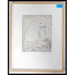 JOHN BELLANY O.B.E., R.A., H.R.S.A. ( SCOTTISH 1942-2013 ) GULL Etching, signed, numbered 21/80