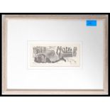 Blair Hughes - Stanton, artist signed woodcut print / wood engraving artists proof, signed in pencil