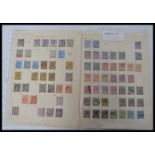 GB Stamps. Range of mint & used Edward 7th & George 5th on two pages ex old album.Some better mint