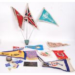 COLLECTION OF VINTAGE CARAVAN CLUB FLAGS