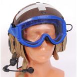 DAVID CLARK AVIATION HEADSET, MICROPHONE & FLIGHT IMPACT HELMET