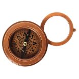 ANTIQUE STYLE BRASS MAP COMPASS