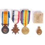 WWI FIRST WORLD WAR MEDAL GROUP TRIO