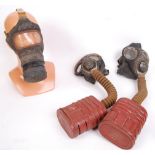 SECOND WORLD WAR GAS MASKS