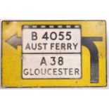 ORIGINAL 1950'S BRISTOL INTEREST AUST FERRY ROAD SIGN