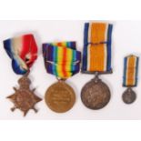 RARE IRISH WWI FIRST WORLD WAR MEDAL TRIO