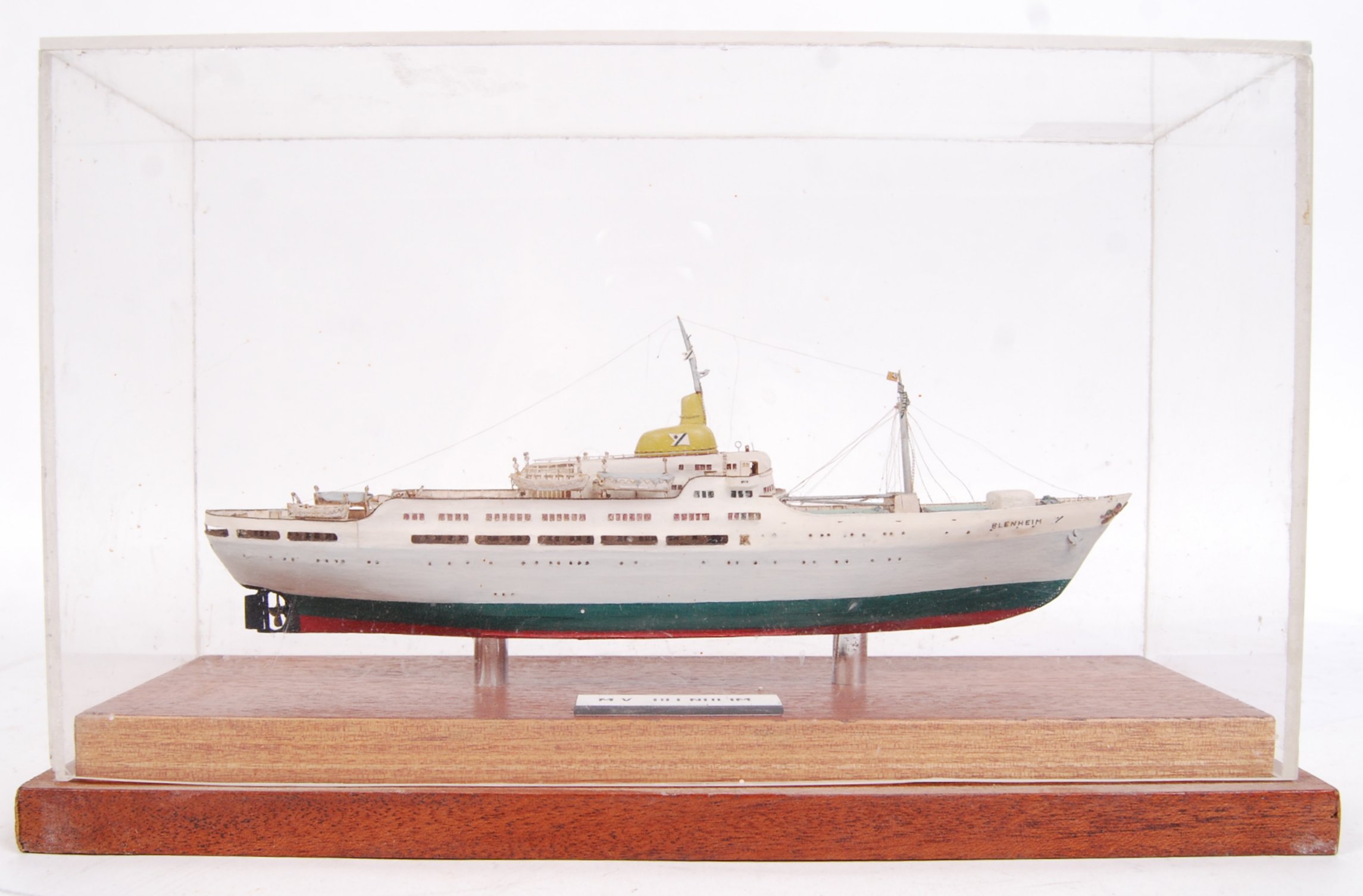 M.V. BLENHEIM WOODEN MODEL SHIP