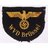 GERMAN WWII NAZI WVD BRUSSEL PATCH