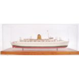 SS EMPRESS OF BRITAIN WOODEN MODEL SHIP