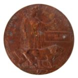 ORIGINAL WWI FIRST WORLD WAR DEATH PENNY