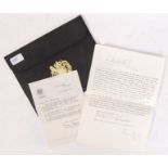 HER MAJESTY QUEEN ELIZABETH II SIGNED DOCUMENT