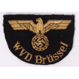 GERMAN WWII WVD BRUSSEL FABRIC PATCH