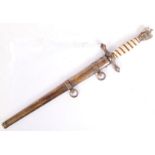 WWII GERMAN NAVAL OFFICER'S DRESS DAGGER