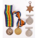 WWI & WWII FATHER AND SON MEDAL GROUP