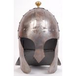 ANTIQUE STYLE KNIGHT'S SUIT OF ARMOUR HELMET