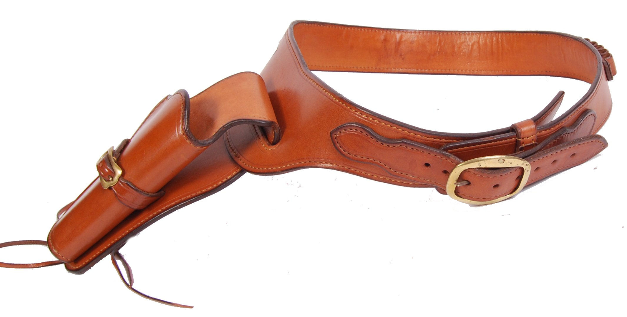 HANDMADE LEATHER GUN BELT