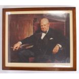 ARTHUR PAN; SIR WINSTON CHURCHILL PRINT