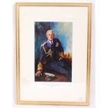 HRH PRINCE PHILIP DUKE OF EDINBURGH LIMITED EDITION PRINT WITH SIGNATURE