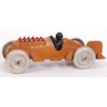 VINTAGE STYLE CAST IRON RACING CAR MASCOT