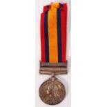 VICTORIAN BOER WAR SOUTH AFRICA MEDAL AND BARS