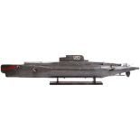 WWII ERA PRISONER OF WAR TINPLATE MODEL U BOAT U-50