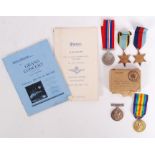 FAMILY MEDAL GROUP - WWI & WWII INTEREST