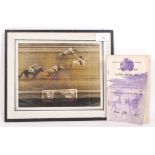 VINTAGE HORSE RACING PHOTO FINISH AND RACE BOOK