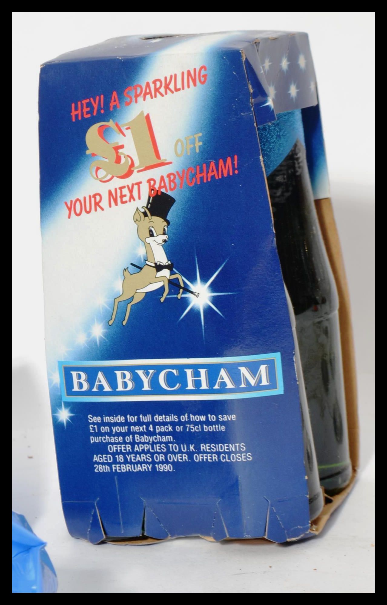 A set of four vintage 20th century Babycham white - Image 2 of 4