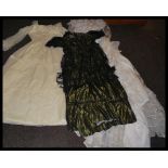 A small collection of ladies clothing dating from