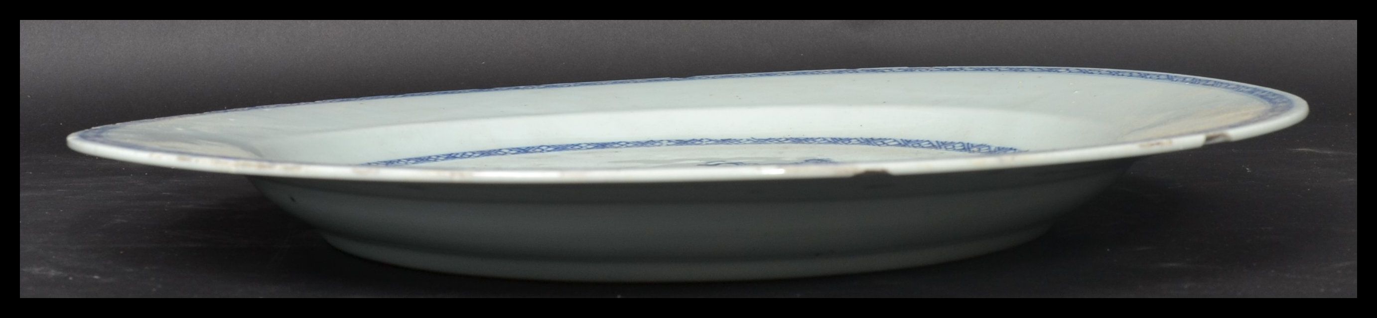 An 18th century Chinese Qing Long blue and white l - Image 6 of 7