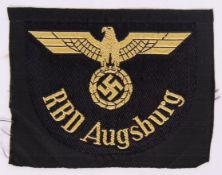 WWII GERMAN RBD AUGSBURG