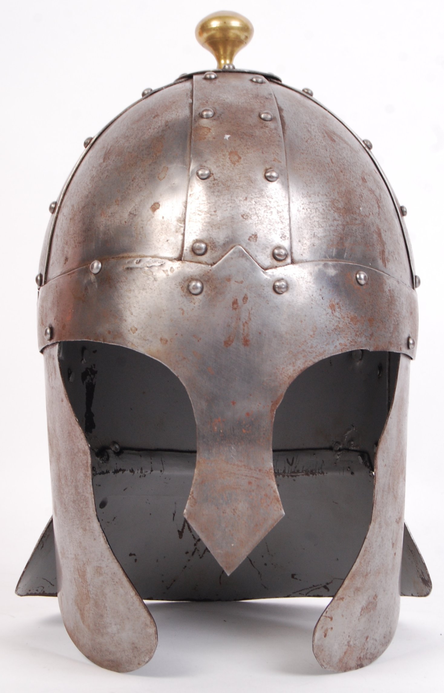 ANTIQUE STYLE KNIGHT'S SUIT OF ARMOUR HELMET