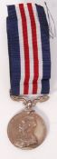 WWI FIRST WORLD WAR MILITARY MEDAL FOR BRAVERY IN