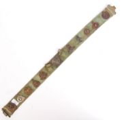 MILITARY CAP BADGE HATE BELT