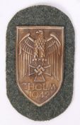 CHOLM 1942 CAMPAIGN ARM SHIELD