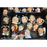 A collection of 20 plus Royal Doulton Character jug to include Dickensian , Neptune etc. Please