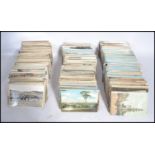 A very large collection of vintage postcards dating from the early 20th century, Many Edwardian