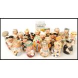 A collection of Royal Doulton ' Doultonville ' character jugs to include; The Chef, The Nurse, The
