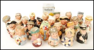 A collection of Royal Doulton ' Doultonville ' character jugs to include; The Chef, The Nurse, The