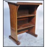 A good large believed 19th century carved oak Church lecturn reading stand. The top with angular top