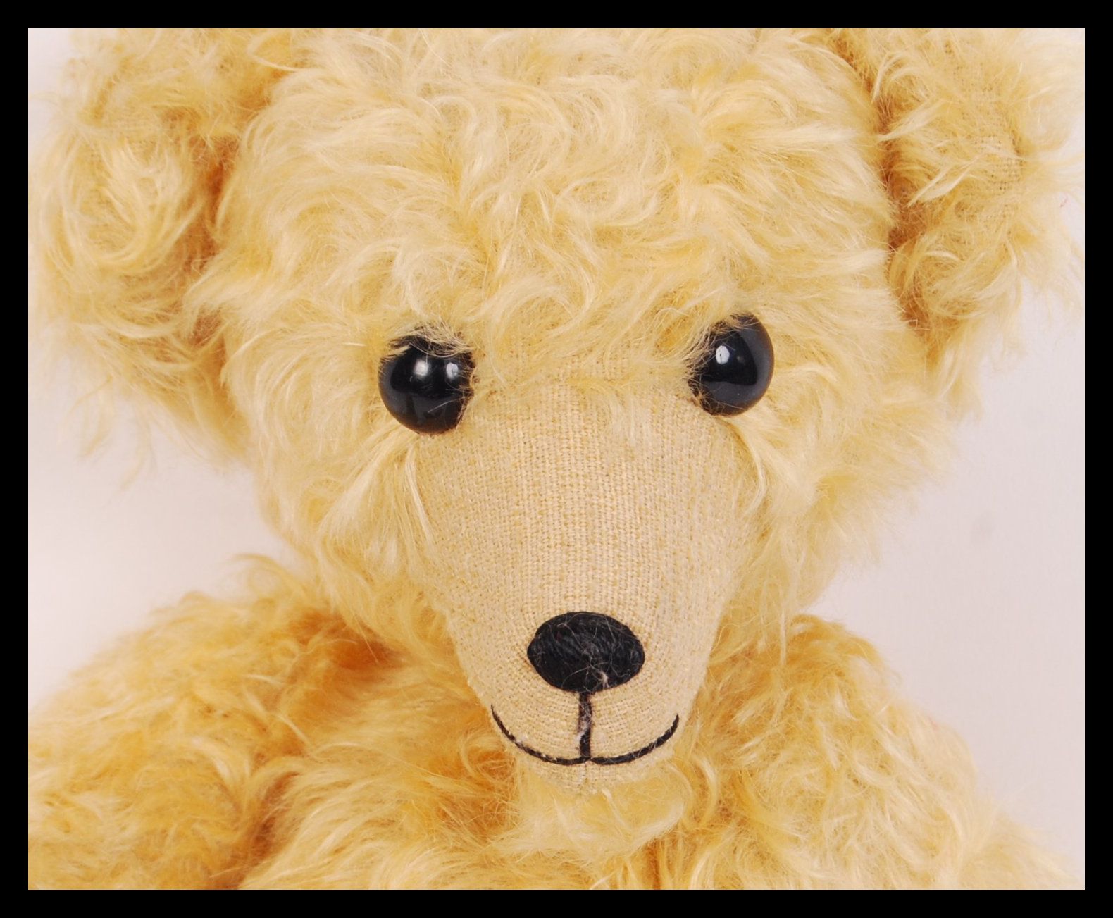 VINTAGE GOLDEN MOHAIR TEDDY BEAR - Image 2 of 3