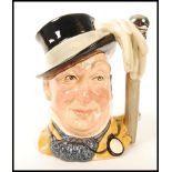 A Royal Doulton large character jug limited edition Mr Micawber D7040 limited edition 987/2500.