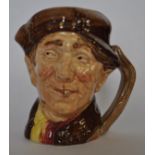 A Royal Doulton Pearly Boy medium character jug. Variation of the Arry jug with buttons