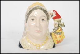 A Royal Doulton large character jug Queen Victoria D7152 Character jug of the year 2001 limited