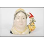 A Royal Doulton large character jug Queen Victoria D7152 Character jug of the year 2001 limited