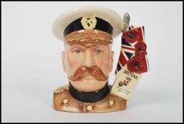 A Royal Doulton large character jug Lord Kitchener D7148, to commemorate 150th anniversary of his